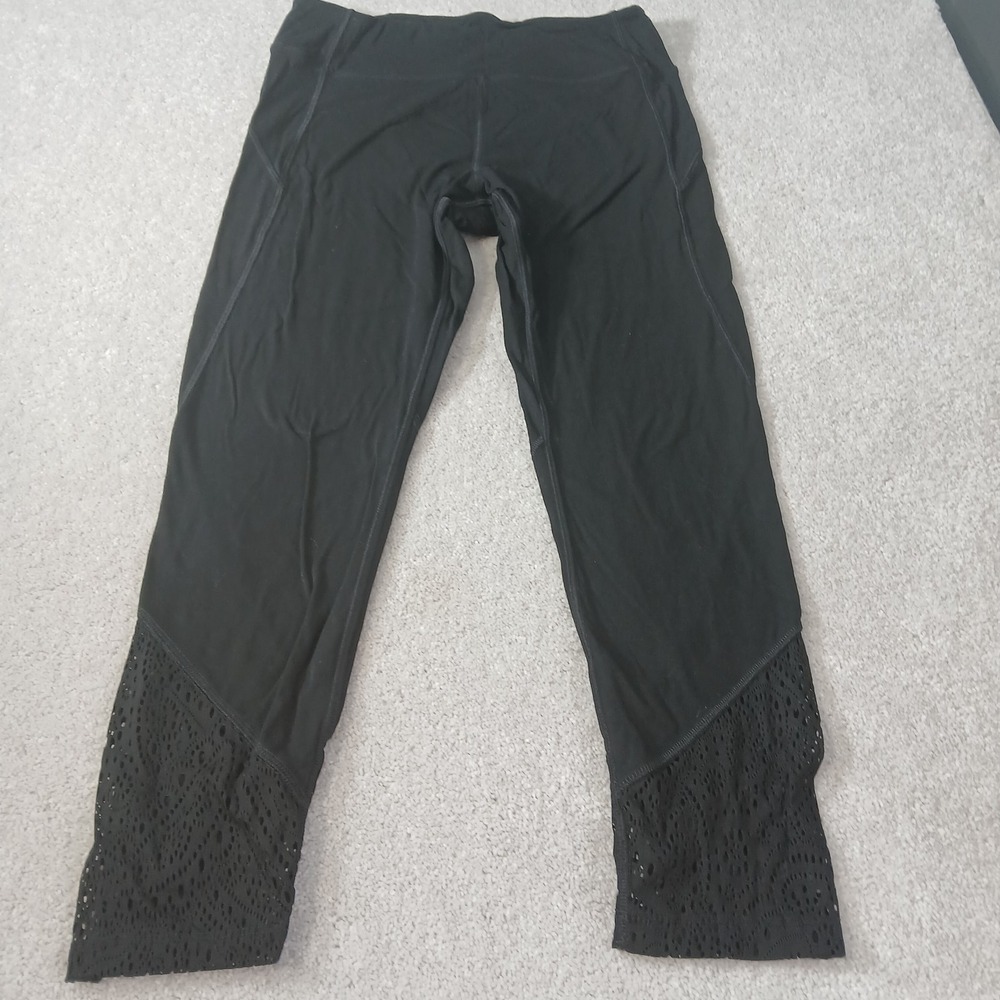 Victoria's Secret Pink Sport Buttery Mesh Ankle Leggings High Waist Size Large